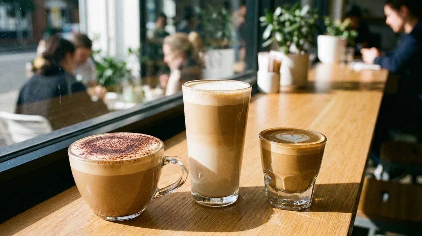 Cappuccino vs Latte vs Flat White: The Real Difference