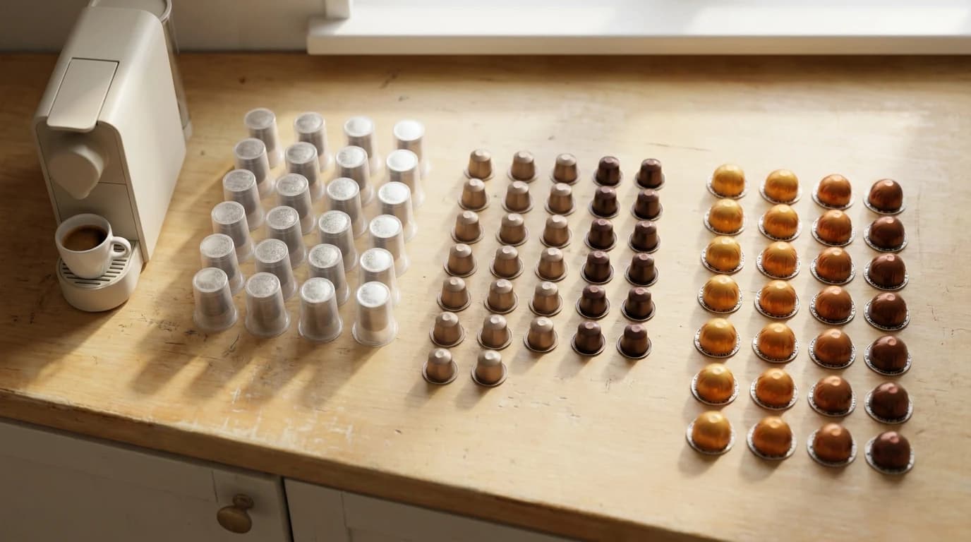 Which Capsule Coffee Machine? Price the Pods First