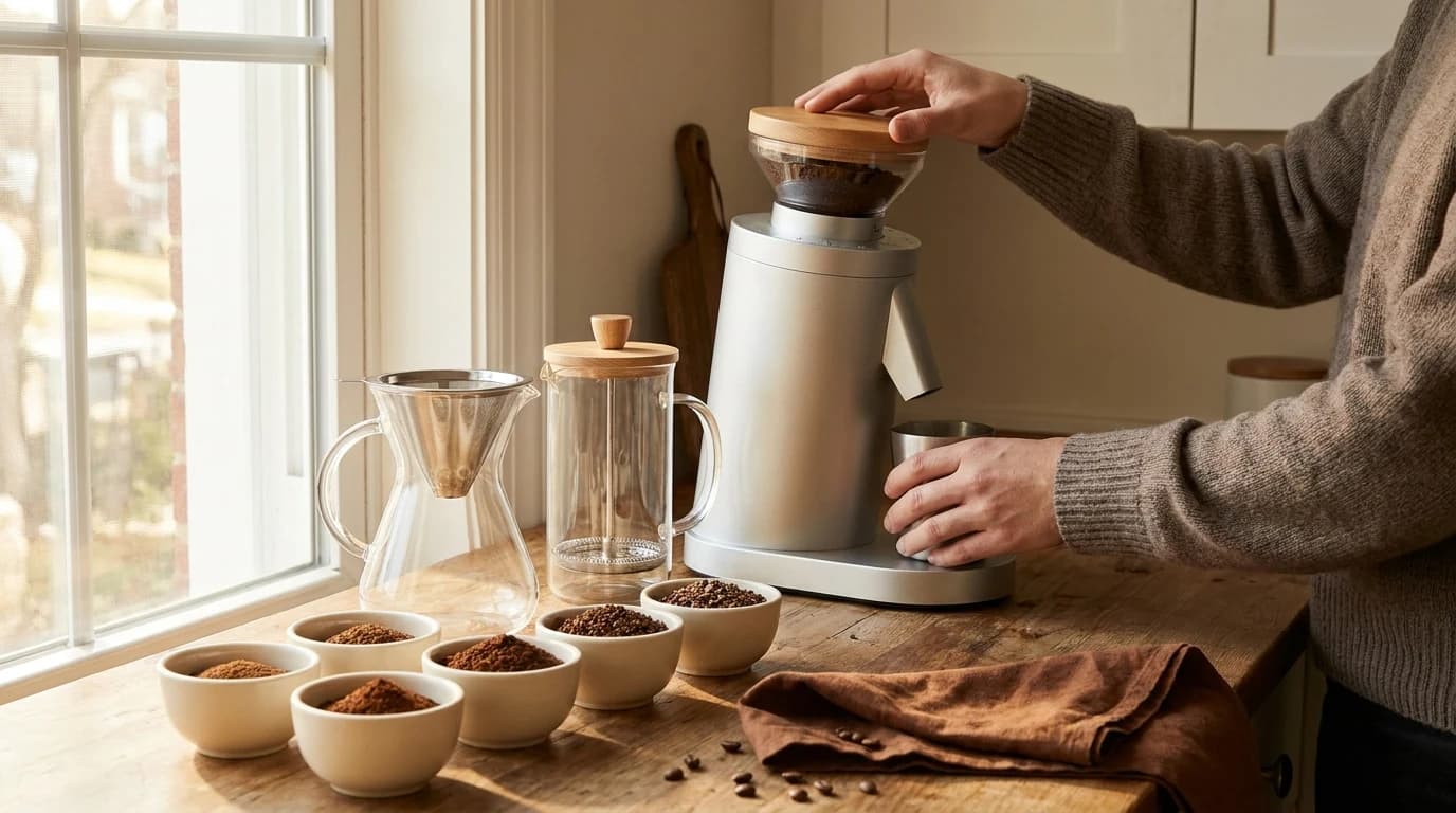 Coffee Grind Size Chart: Dial In by Taste, Not Numbers