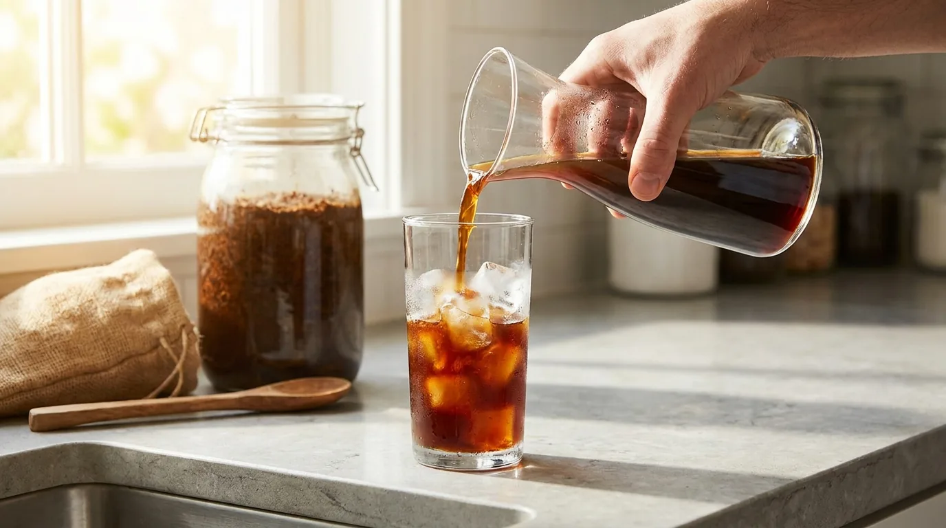 How to Make Cold Brew Coffee at Home (Concentrate Method)