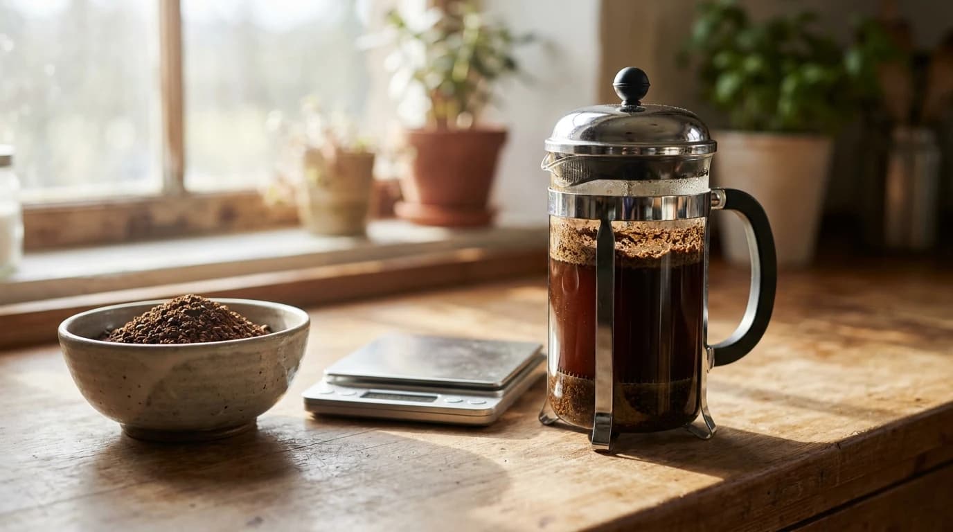 How to Use a French Press: The Ratio, the Grind and the 4-Minute Myth