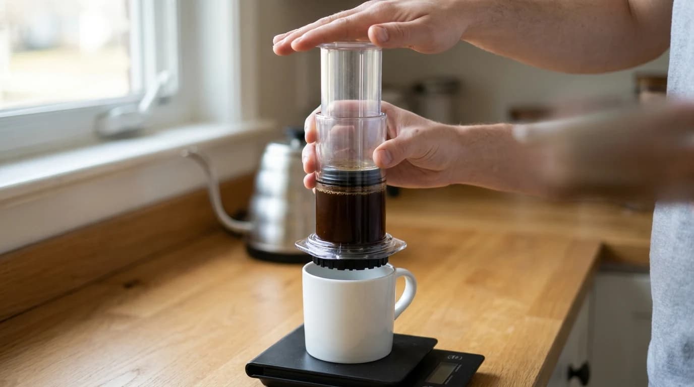 How to Use an AeroPress: The Box Recipe and the Champions' Trick