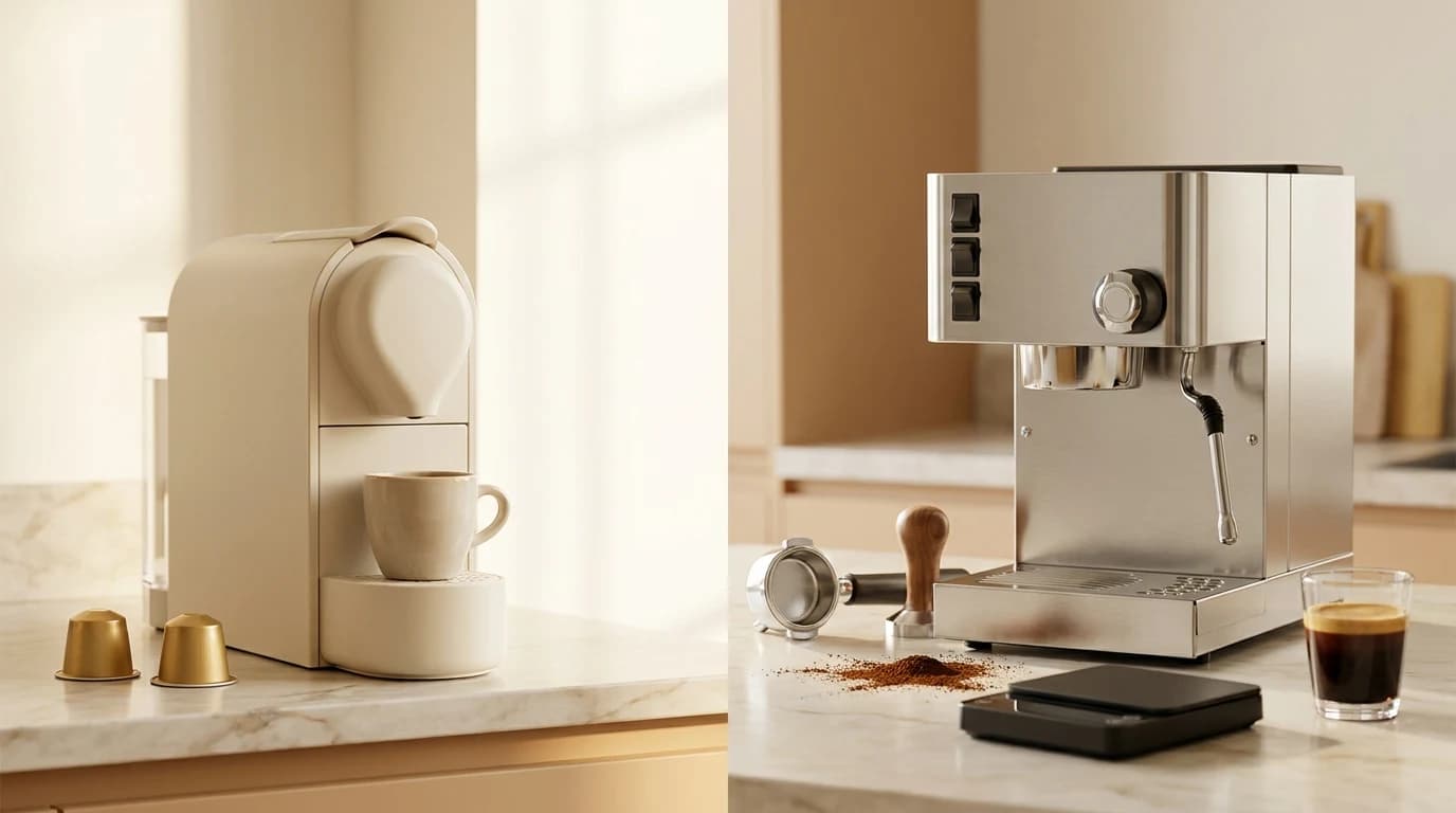 Pod Machine vs Espresso Machine: What Capsules Can't Do