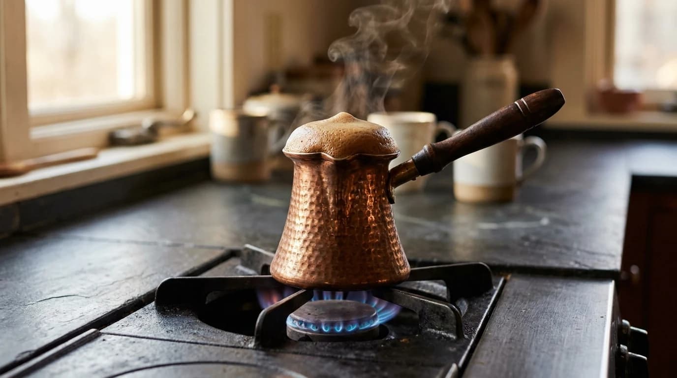 Turkish Coffee Not Foaming? Fix the Gas, Not the Heat