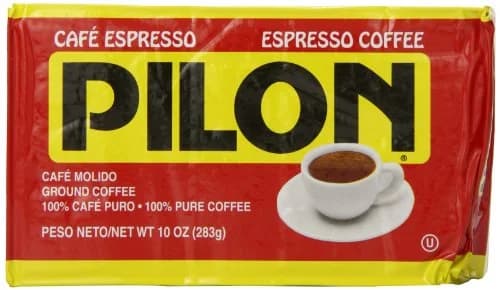 Café Pilon Espresso Ground Coffee Brick, 10 oz