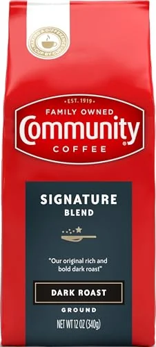 Community Coffee Signature Blend Dark Roast Ground, 12 oz