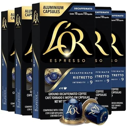 L'OR Decaf Ristretto Capsules, 50 ct