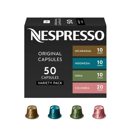 Nespresso Nespresso Original Master Origin Variety Pack, 50 ct
