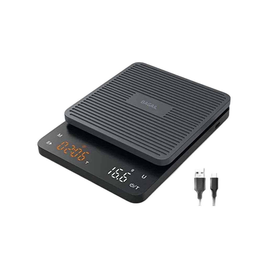 BAGAIL Coffee Scale with Timer (0.1 g / 3 kg)