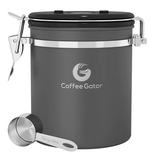 Coffee Gator Stainless Canister with CO2 Valve