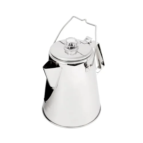 GSI Outdoors Glacier Stainless Percolator 8-Cup
