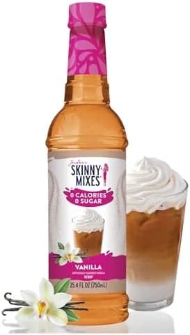 Jordan's Skinny Mixes Sugar Free Vanilla Coffee Syrup, 25.4 oz