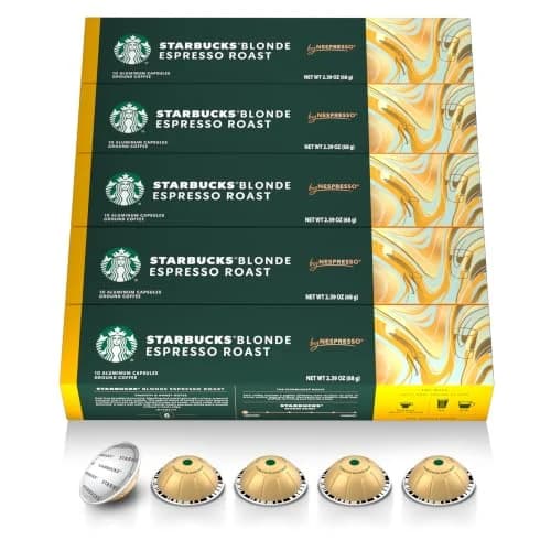 Starbucks Starbucks by Nespresso Vertuo, Blonde Espresso, 50 ct