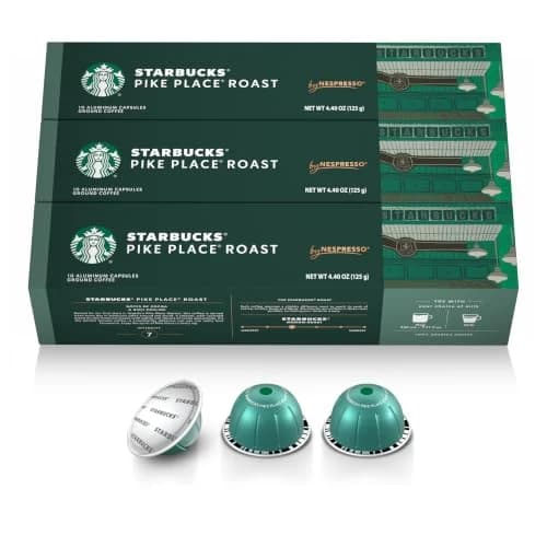 Starbucks Starbucks by Nespresso Vertuo, Pike Place, 30 ct