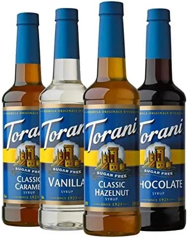 Torani Sugar Free Café Variety 4-Pack